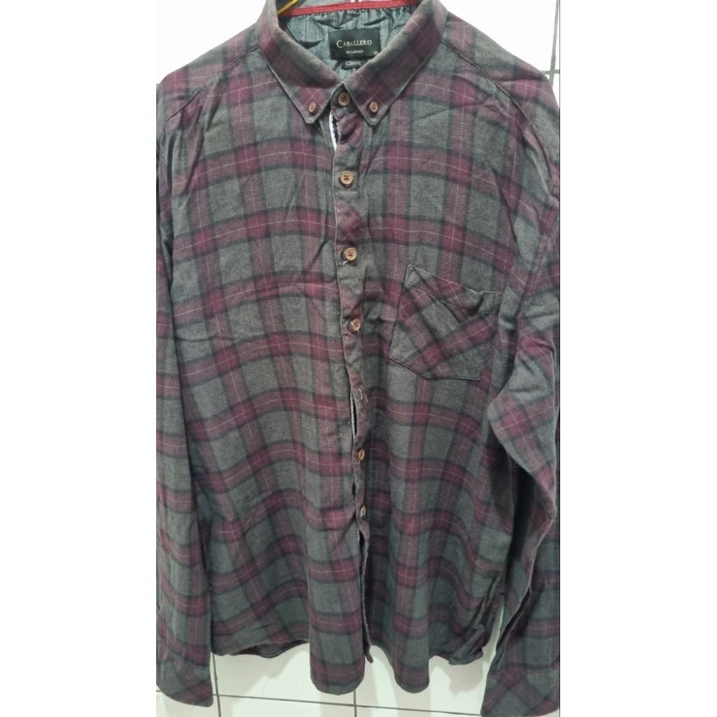 Pre♡ Larusso flanel pria
