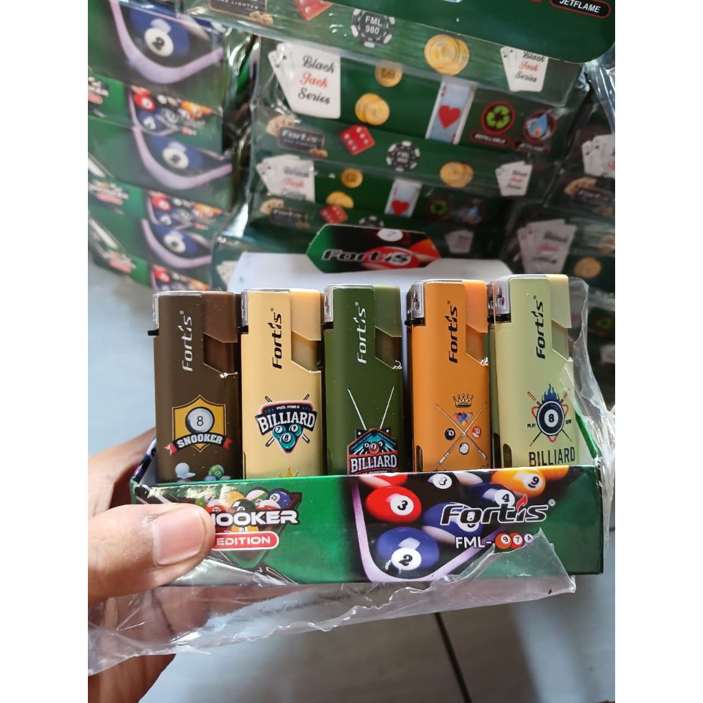 korek fortis edisi snookers api jet bara  eceran satuan