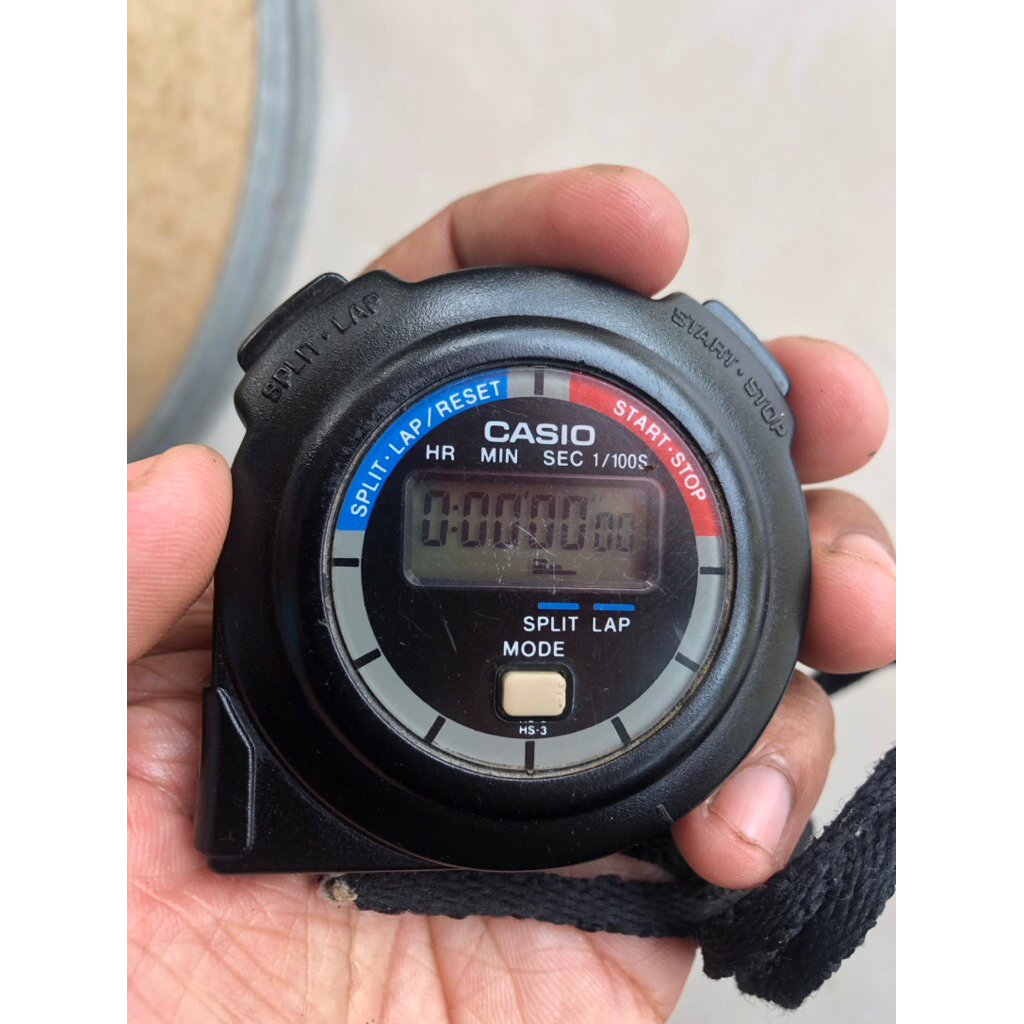stopwatch casio original second