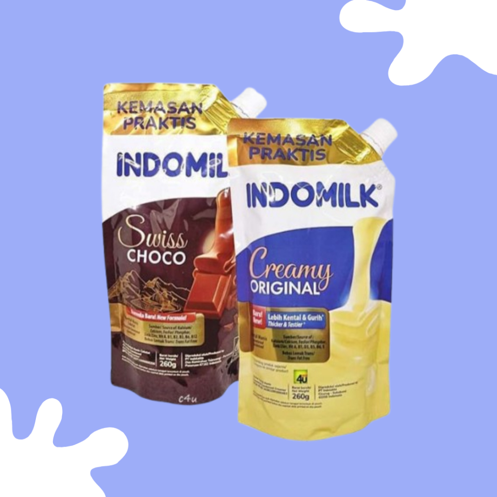 

SUSU KENTAL MANIS INDOMILK KEMASAN POUCH 260 GR
