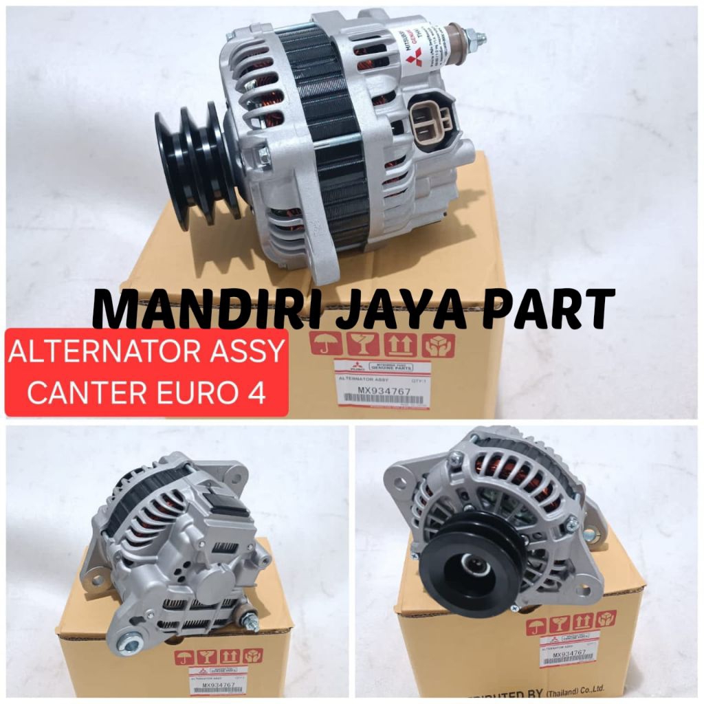 ALTERNATOR ASSY-DINAMO AMPERE MITSUBISHI PS125 CANTER EURO 4 ORIGINAL GARANSI MX934767