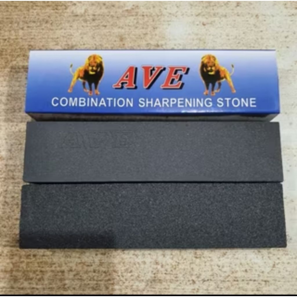 Batu Asah Ave Hitam 6inci/Batu Asah 8inchi/Batu Gosok Hitam Ave