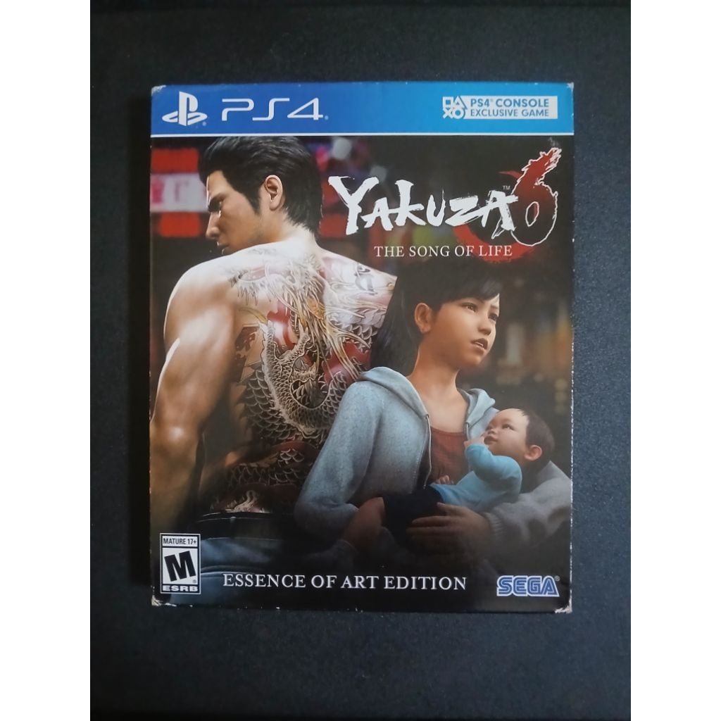 BD PS4 Yakuza 6 Artbook Reg ALL kaset ps 4 game games mirip sleeping dogs gta