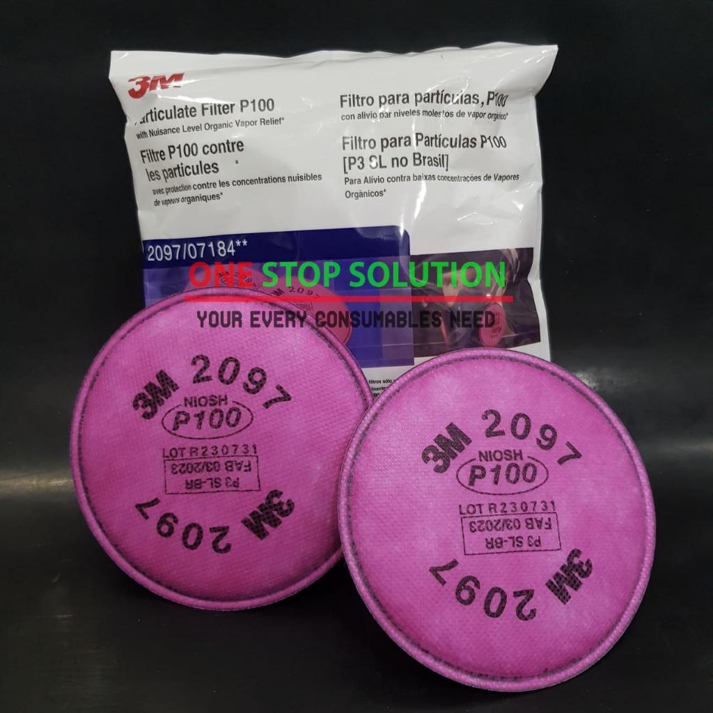 3M Particulate Filter 2097 P100