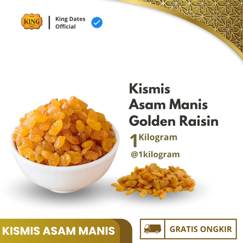 

Kismis Golden Raisin Star 1 Kg Kismis Asam Manis