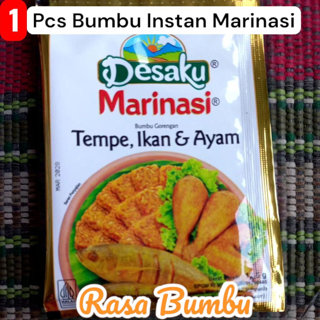 

Bumbu 1 pcs goreng instan desaku marinasi
