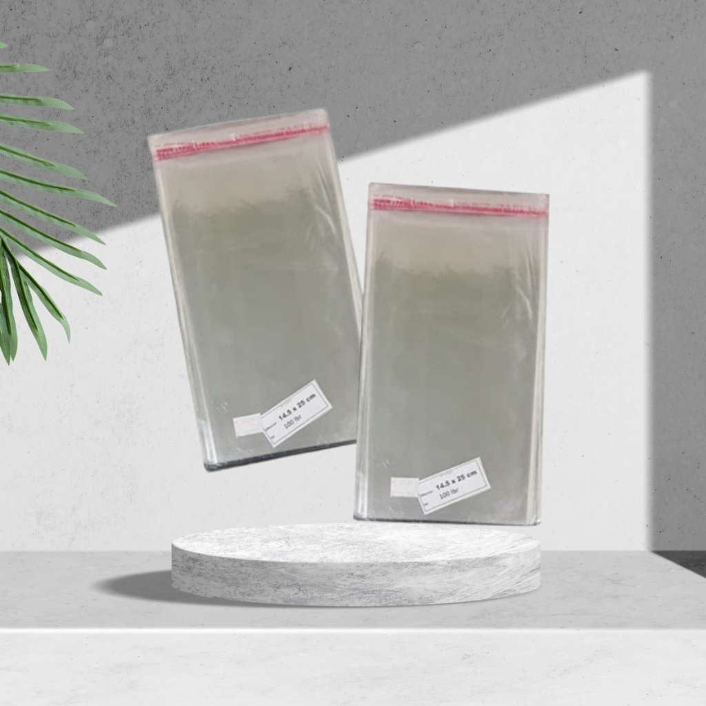 (100PCS )PLASTIK OPP UNDANGAN -1 PACK PLASTIK OPP