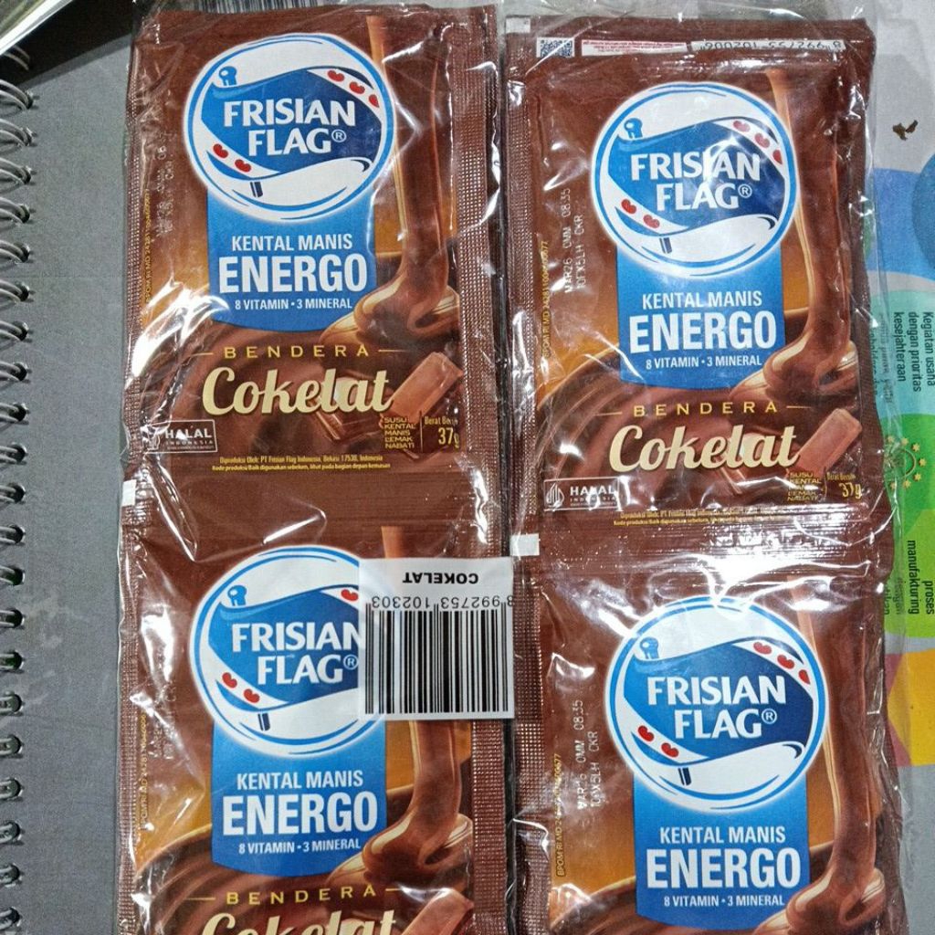 

paket 2 Frisian Flag Susu Kental Manis Coklat sachet 2x6x37g ED Jan 26