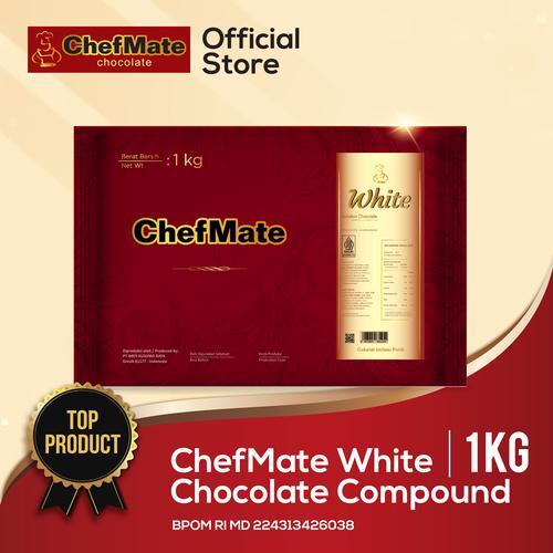 

Chefmate Chocolate Compound White Kemasan 1 KG / Cokelat Putih 1kg