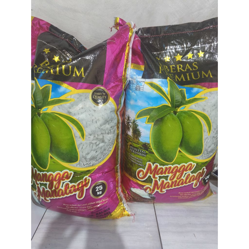 

beras premium mangga manalagi 25kg