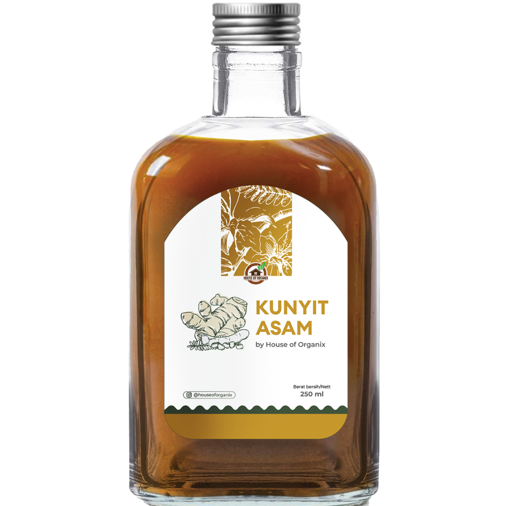 

House of Organix – Jamu Kunyit Asam – 100% Alami, Segar, & Tanpa Pengawet
