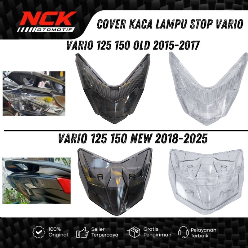 COVER KACA STOPLAMP VARIO 125 150 OLD NEW 2015 - 2025 COVER LAMPU
