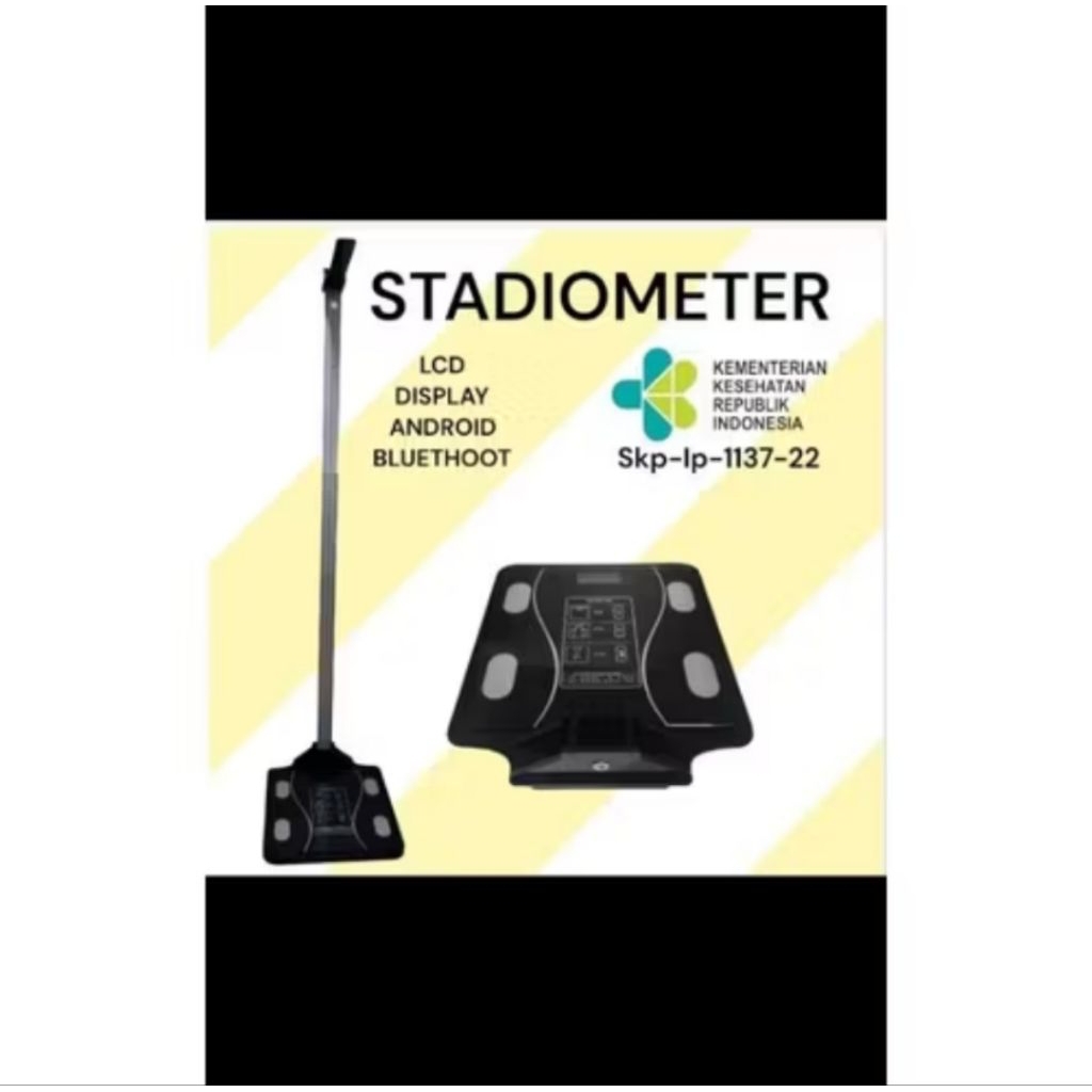 Stadiometer alat ukur tinggi badan dengan timbangan / Stadiometer portable