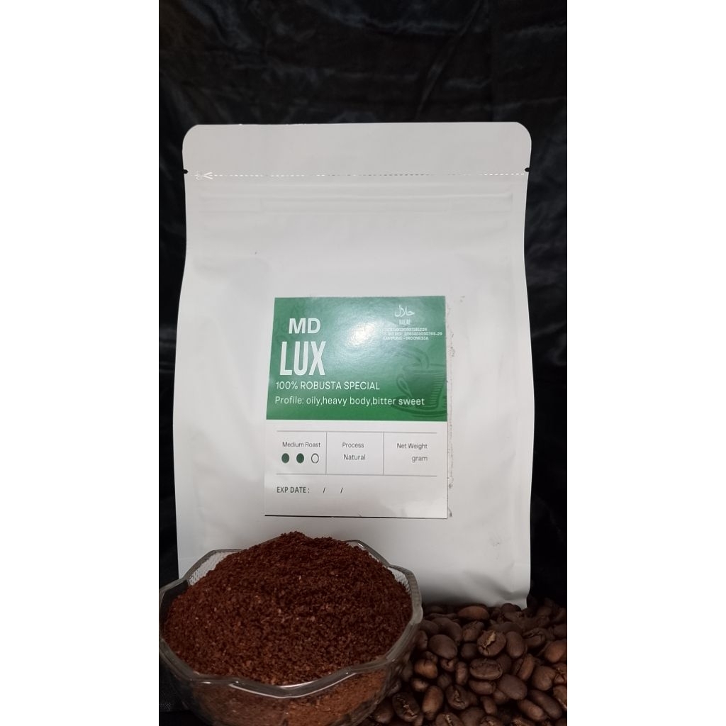 

MD LUX 1 KG Kopi Lampung spesial 100% petik merah super