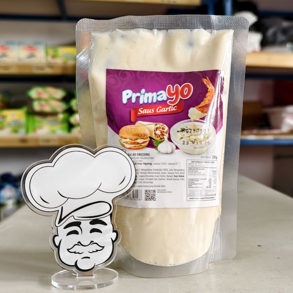 

Prima Saus Garlic 250Gr / Primayo Saus Bawang 250Gr / Garlic Sauce 250Gr Prima
