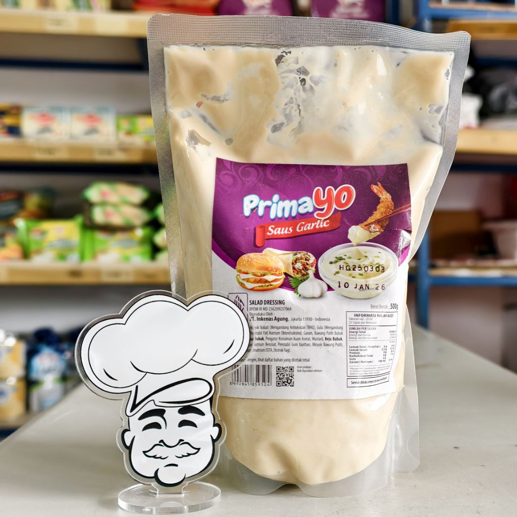 

Prima Saus Garlic 500Gr / Primayo Saus Bawang 500Gr / Garlic Sauce 500Gr Prima