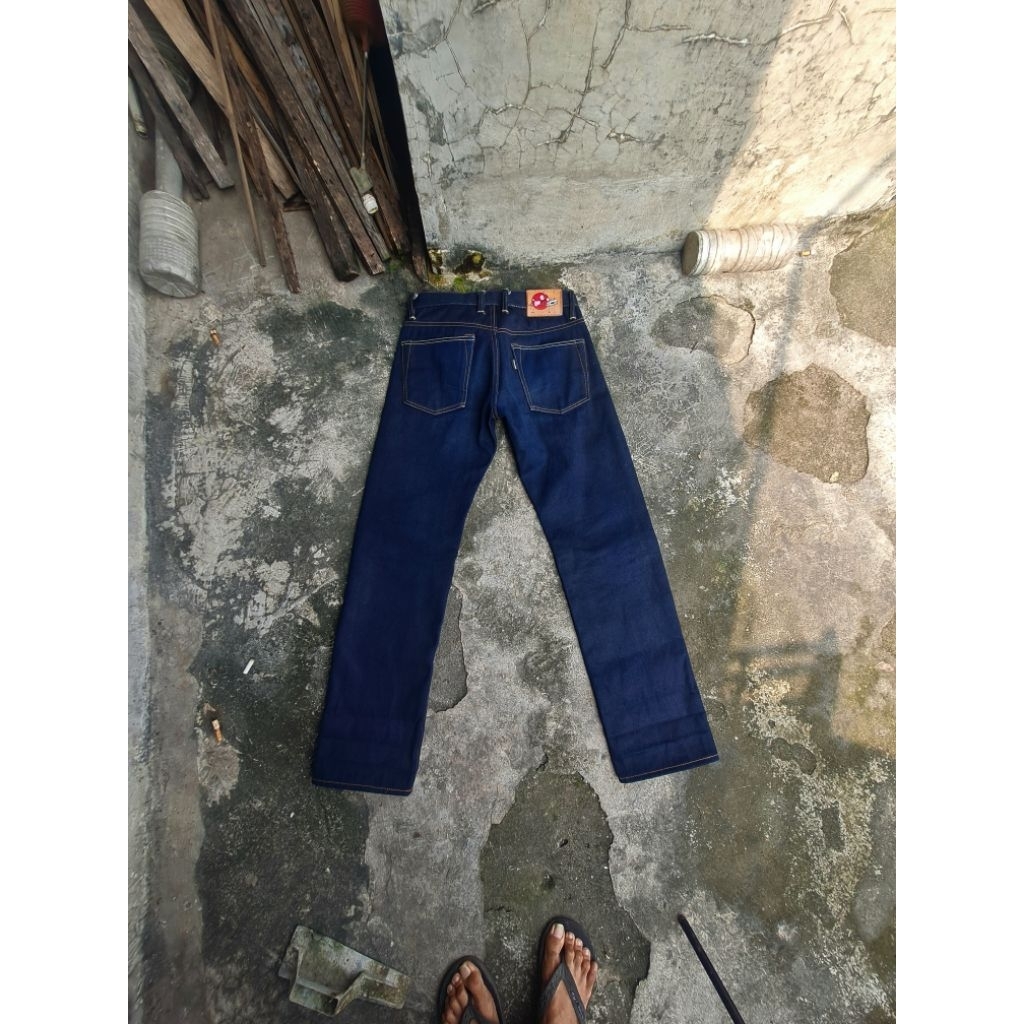 adelaide denim indigo x grey