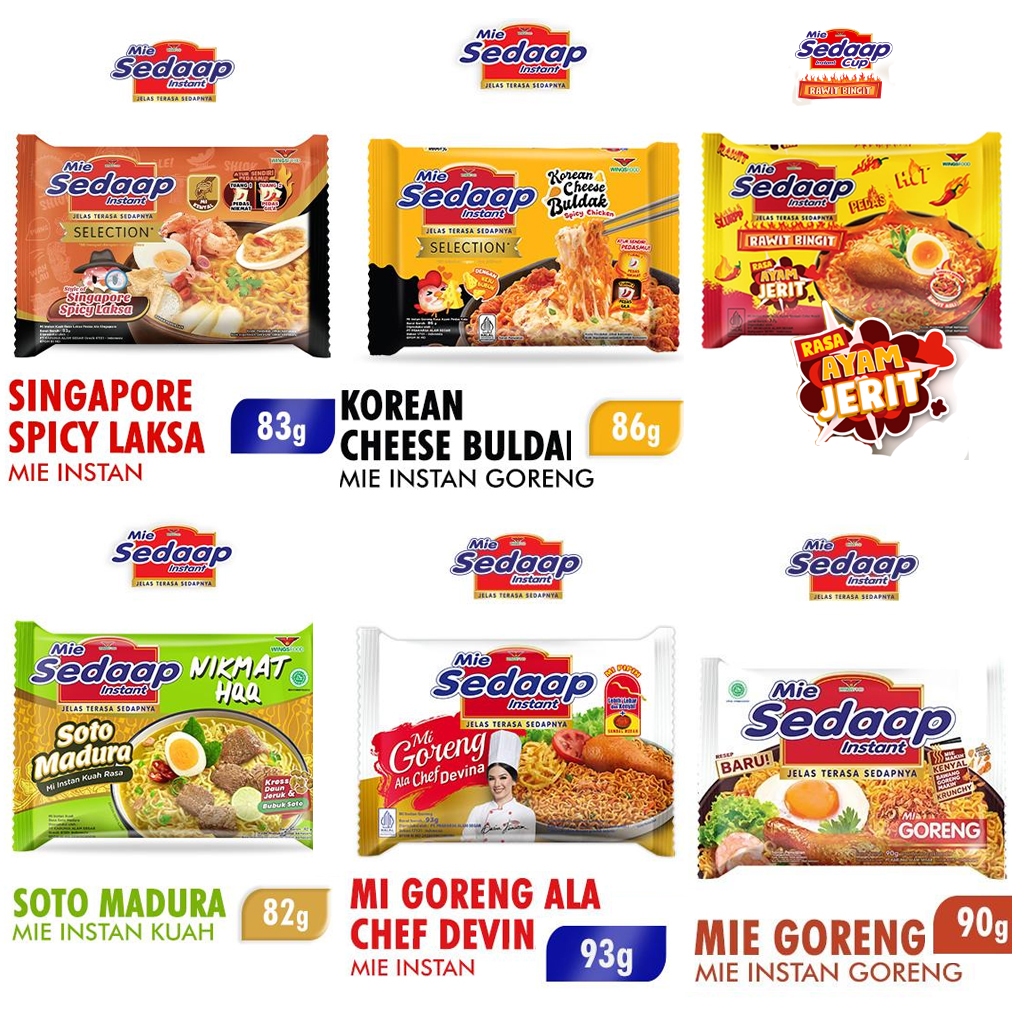 

Mie Sedaap Aneka Rasa per pcs