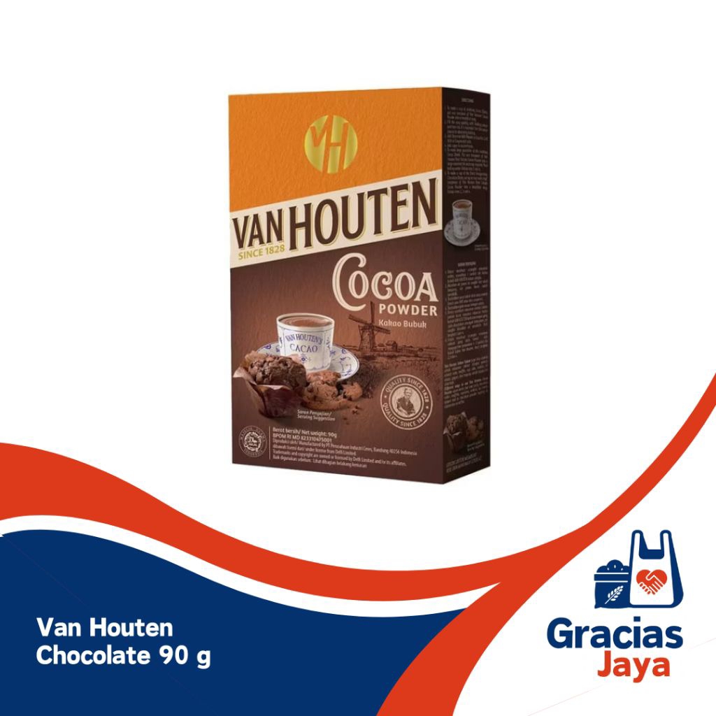 

Van Houten Cocoa Powder Coklat Bubuk Kemasan 40 gr 90gr