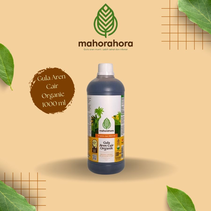 

Gula Aren Cair Murni dan Organik Mahorahora 1000ml / 1 Liter