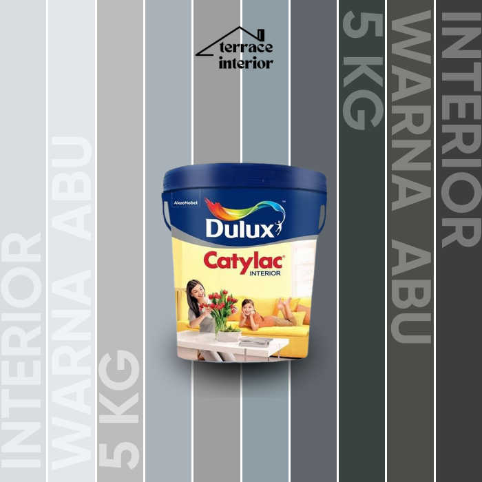 Cat Tembok Dulux Catylac Interior Warna Abu 5KG