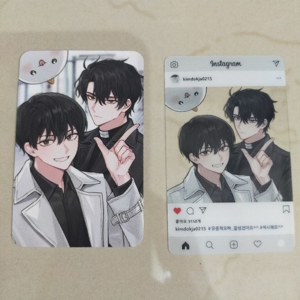 Set PC A Kim Dokja & Yoo Joonghyuk ORV Omniscient Reader Viewpoint (BACA DESK)