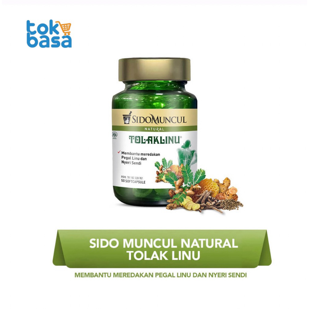Sido Muncul Natural Tolak Linu Soft Capsule 50 Kapsul