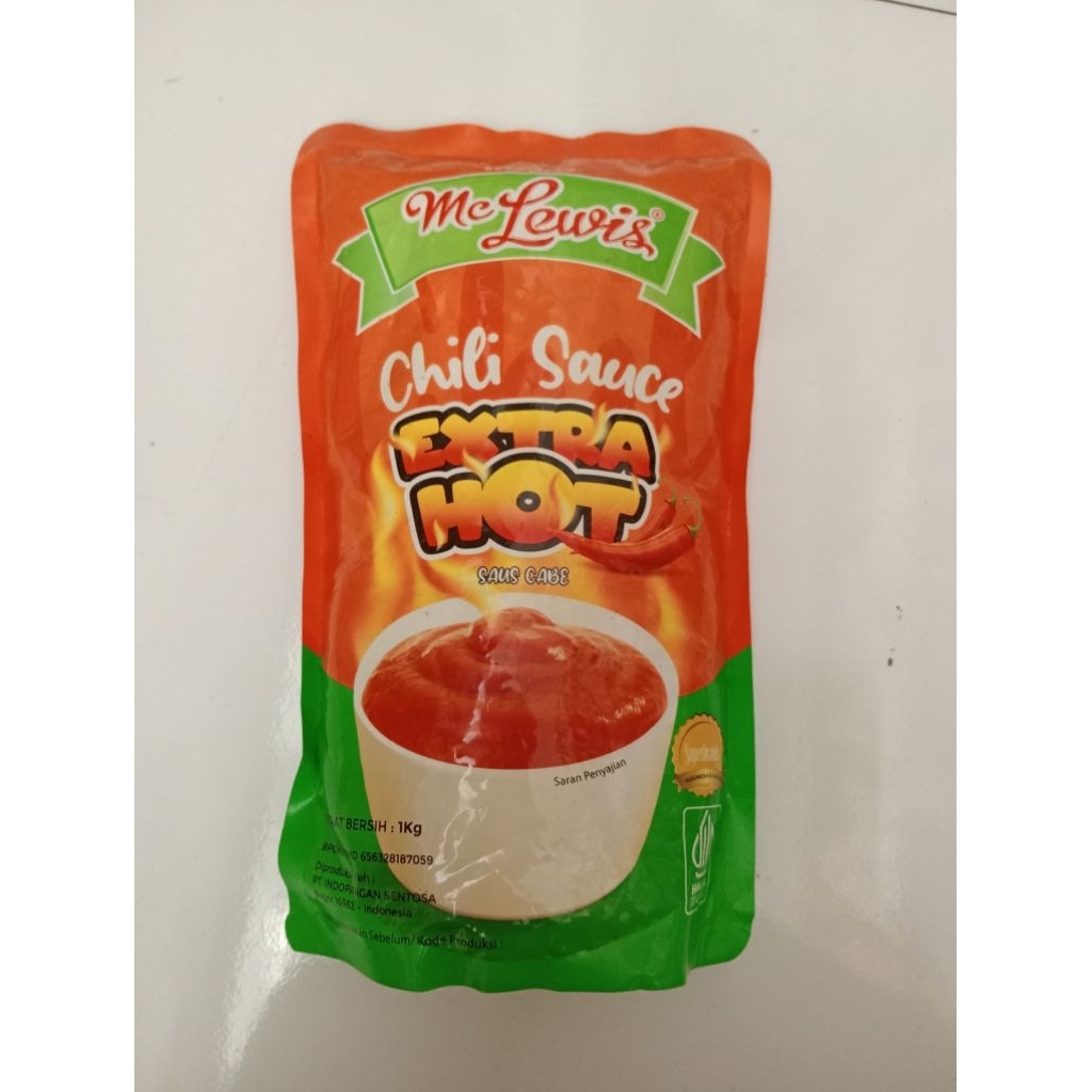 

MC LEWIS CHILI SAUCE EXTRA HOT 1 KG