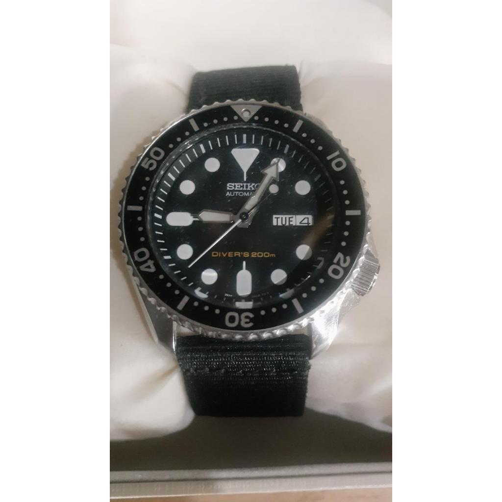 Jam Tangan Seiko Scuba SKX007K1 - Preowned, Original, Terawat, Siap Diving