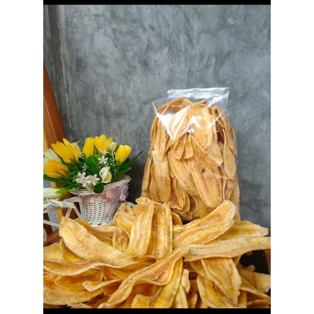 

keripik pisang kepok gurih reyah per 250 gram