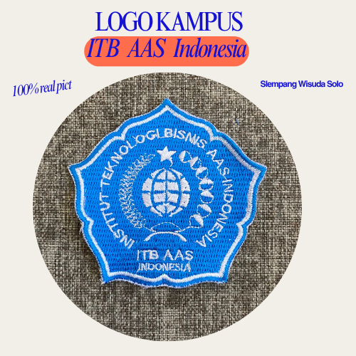 PATCH / BED / EMBLEM / LOGO BORDIR ITB ASS SURAKARTA