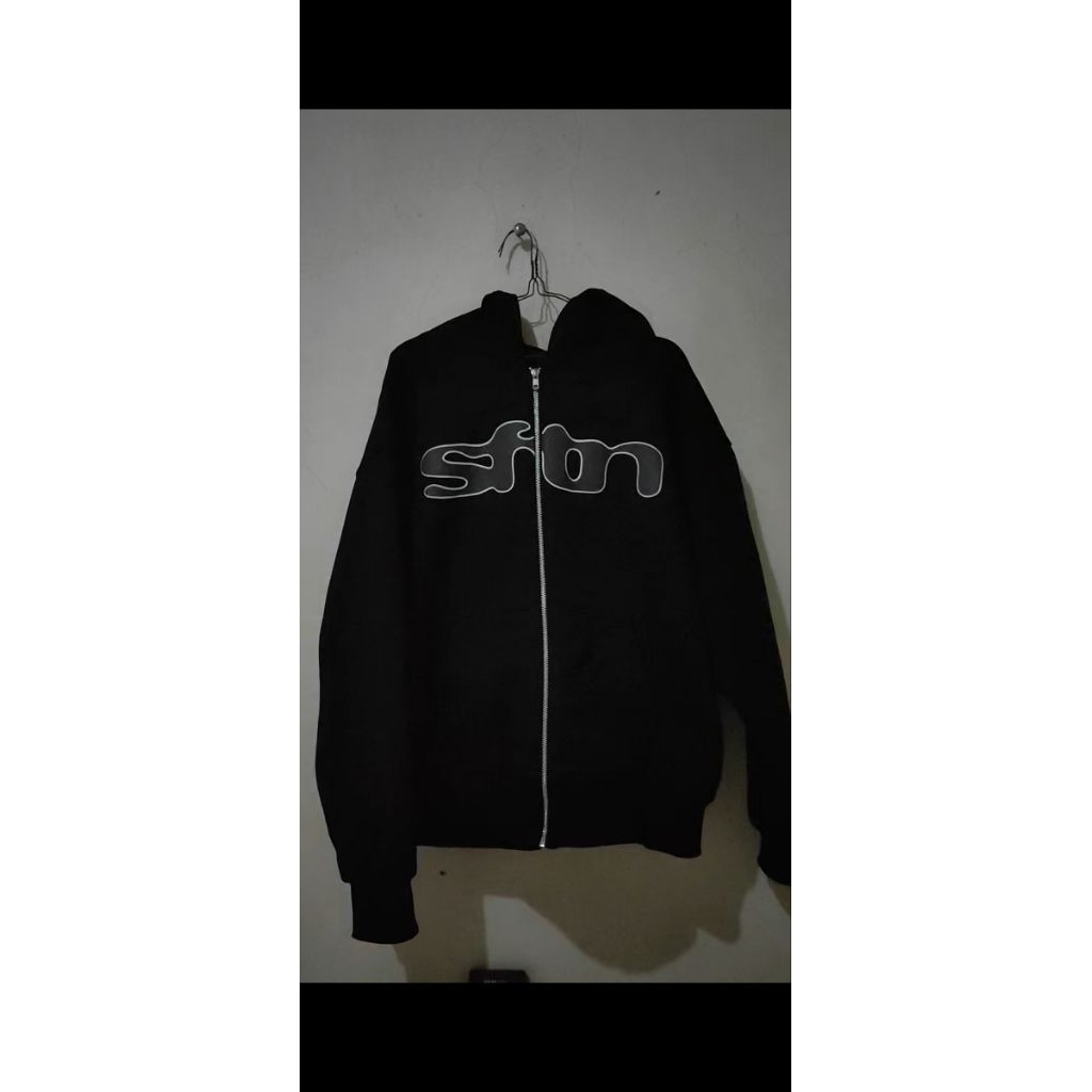 Hoodie zipper boxy 8 ball puff stf