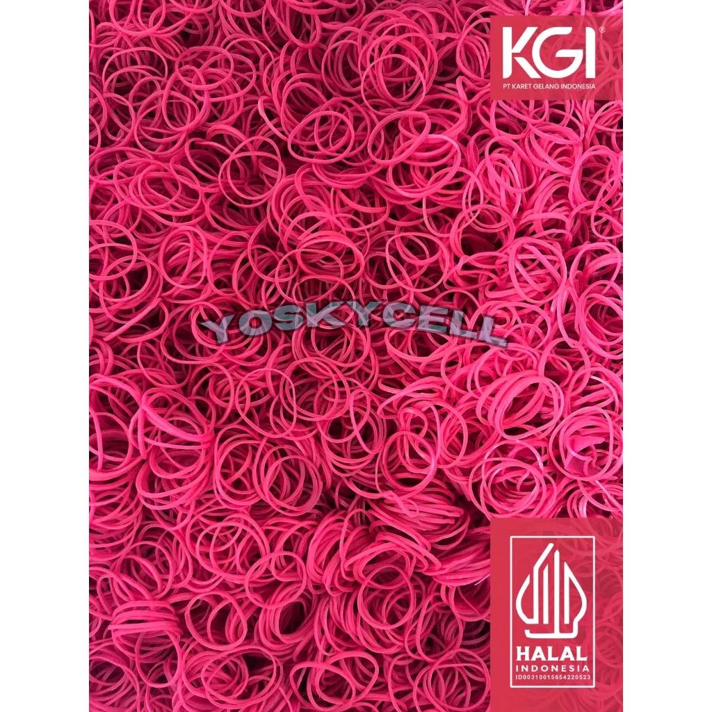 

Karet Gelang Pentil Kecil Isi 500 Gr PINK