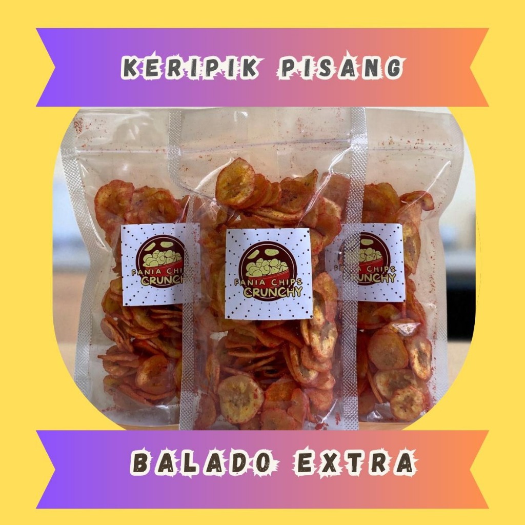 

Kripik Pisang Balado Extra Fania Chips