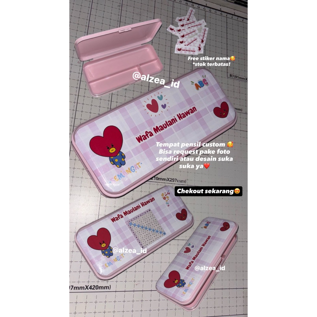 

Tempat pensil custom