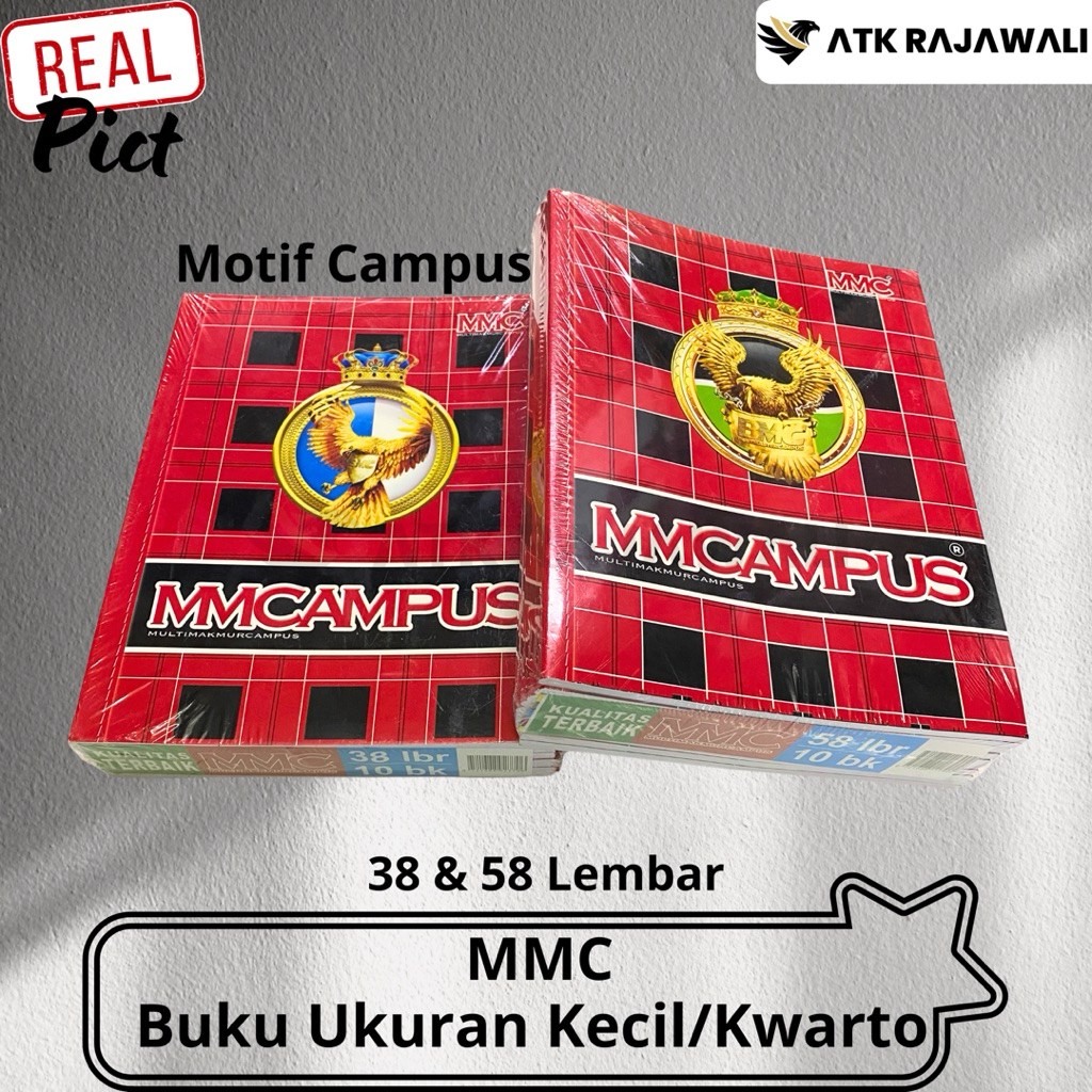 

Buku Tulis MMC 58 Lembar Campus ( 10Pcs/Pack)