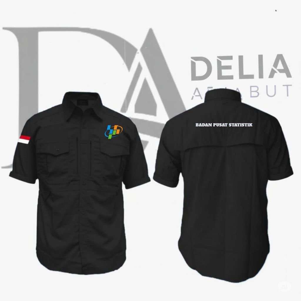 kemeja mteck badan pusat statistik/kemeja pdh badan pusat statistik/kemeja pdl badan pusat statistik