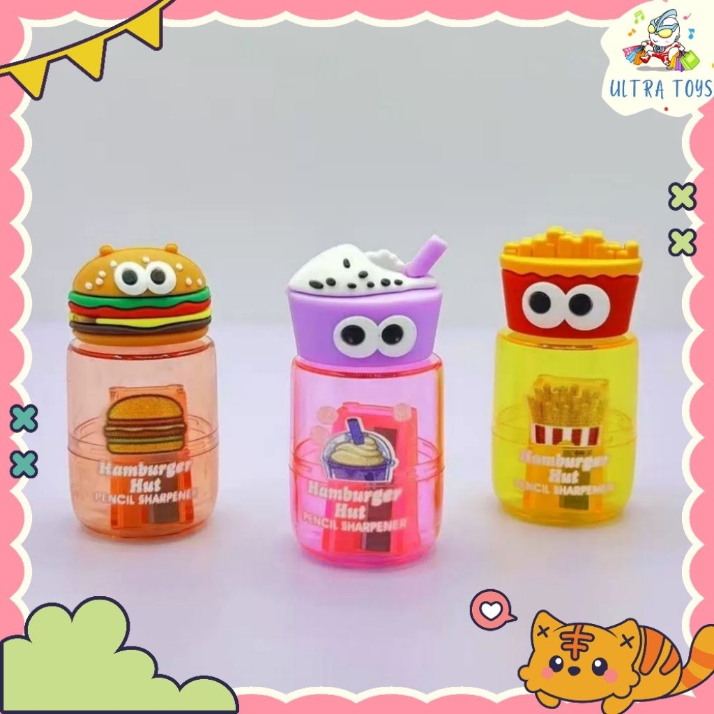 

[ULTRATOYS] RAUTAN PENSIL HAMBURGER HUT LUCU