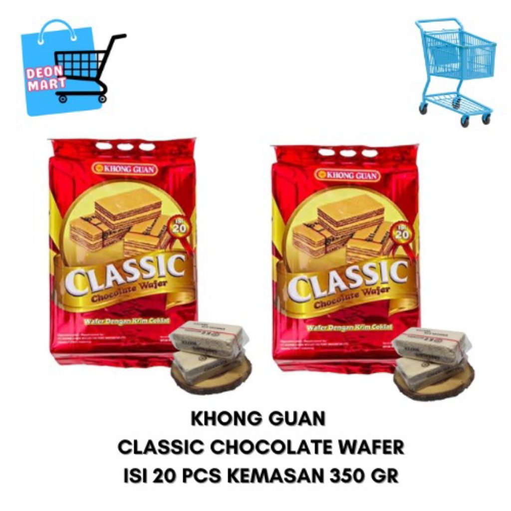 

PROMO KHONG GUAN CLASSIC CHOCOLATE WAFER 300 GR (20 PCS)