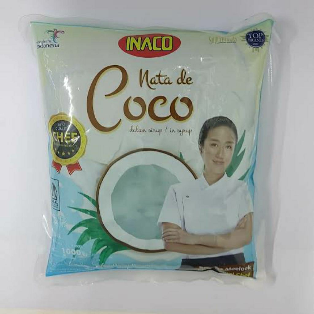 

Inaco Nata De Co Co Bag Rasa Vanilla 1kg /Inaco Nata Decoco Bag 1kg