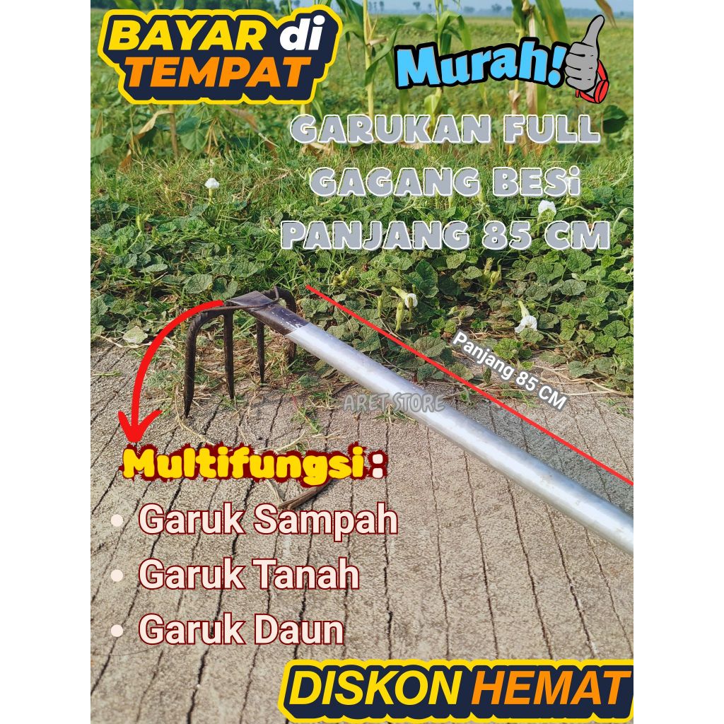 ARET STORE - Garukan Rumput / Garukan Sampah/ Garukan Tanah