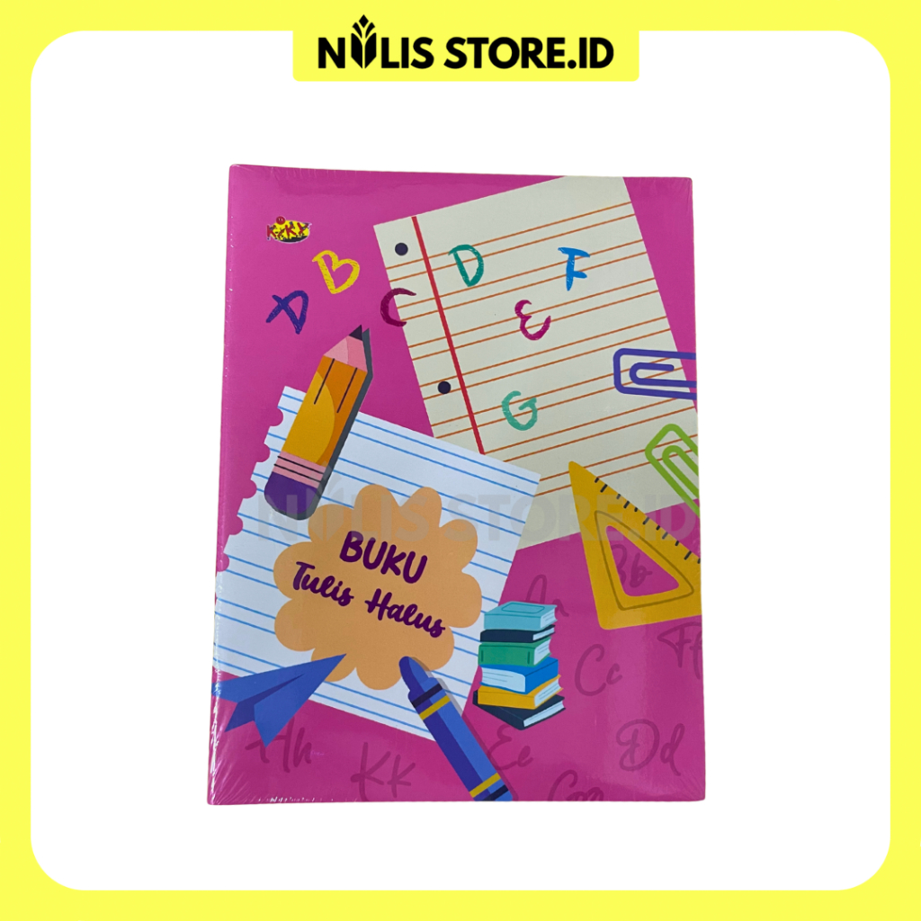 

NULIS | Buku Tulis halus kasar KIKY 38 lembar-1 pack isi 10 buku tulis tegak bersambung ukuran standar
