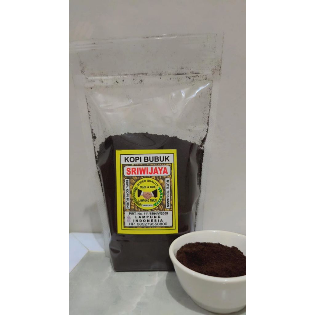 

Kopi bubu Sriwijaya 100% Kopi murni Kopi Hitam Asli Lampung
