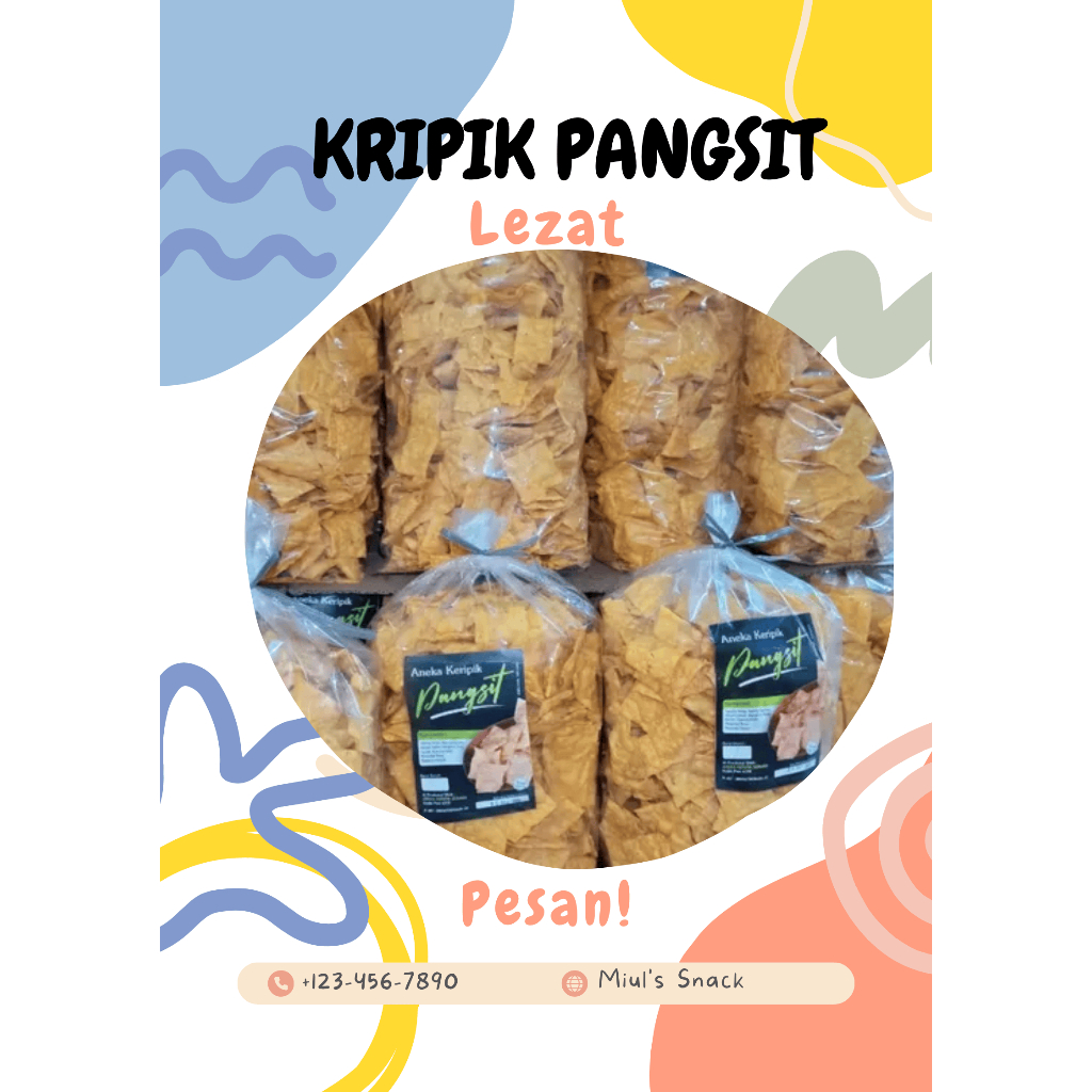 

keripik pangsit bawang renyah dan gurih