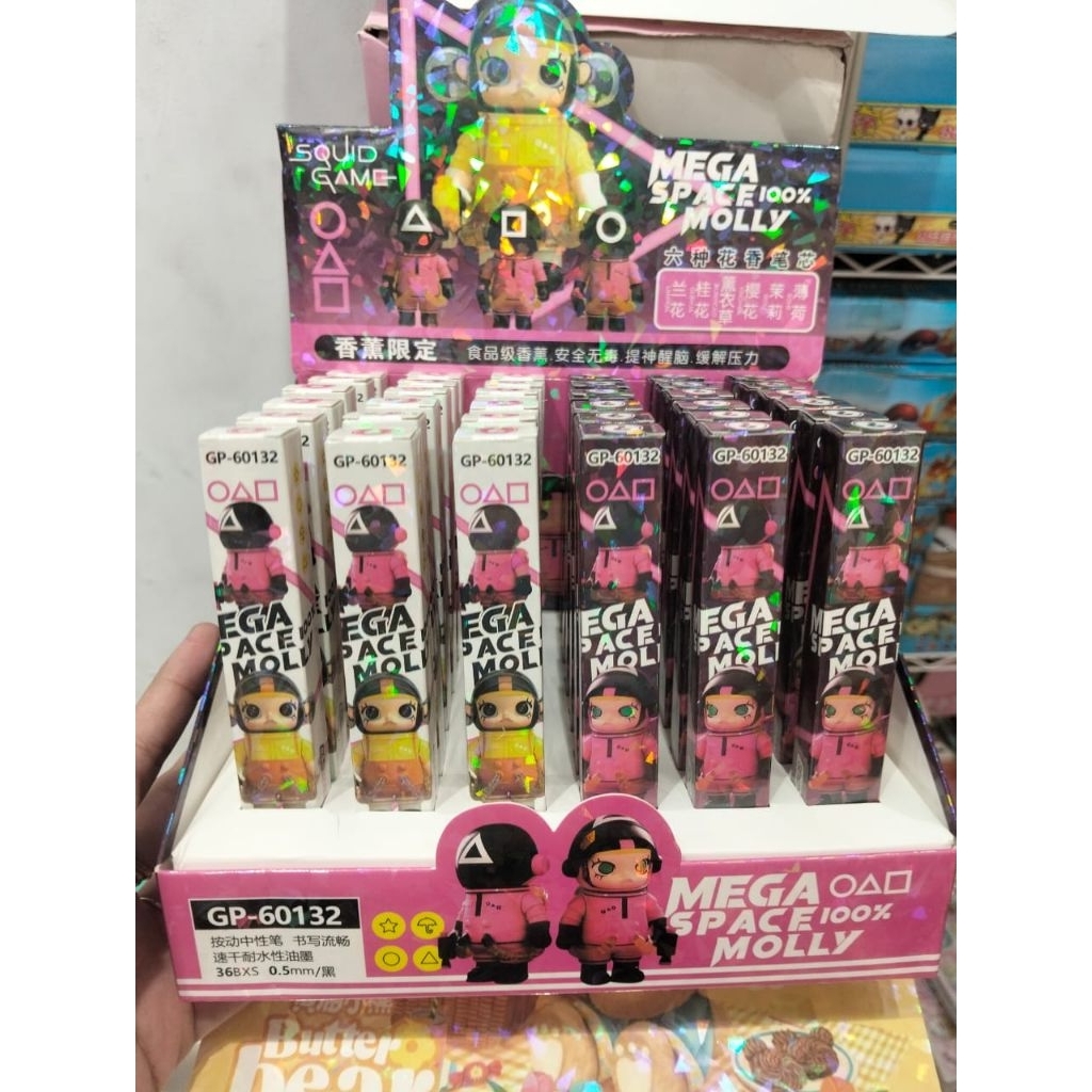 

1 BOX PEN BB MOLLY PINK NEW ISI 36