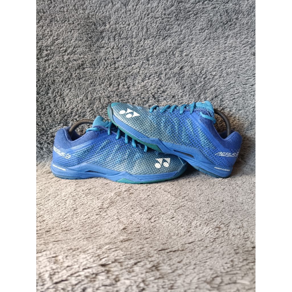 SEPATU BADMINTON YON3X AERUS 3 SIZE 41 KARBON ORIGINAL