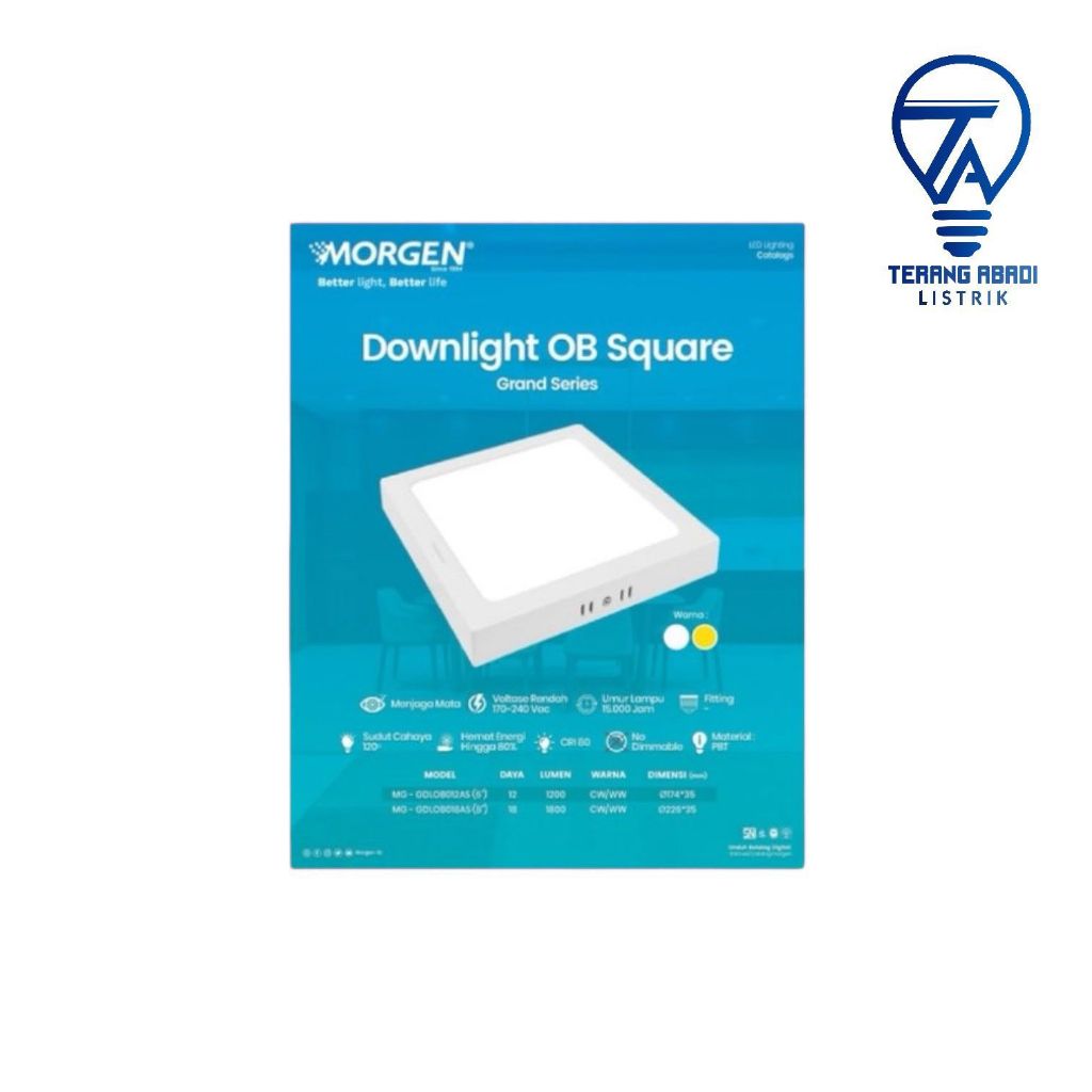 PANEL OB (TEMPEL) DOWNLIGHT MORGEN
