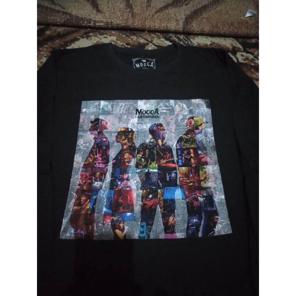 kaos longsleeve mocca band ORIGINAL