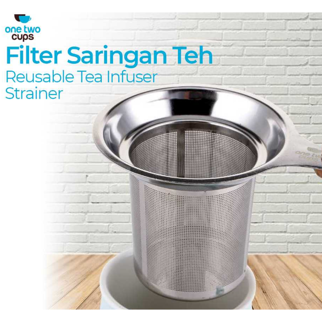Saringan Teh Reusable Tea Infuser Stainless Steel  / Saringan Teh Stainless Steel / Infuser Teh / Fi