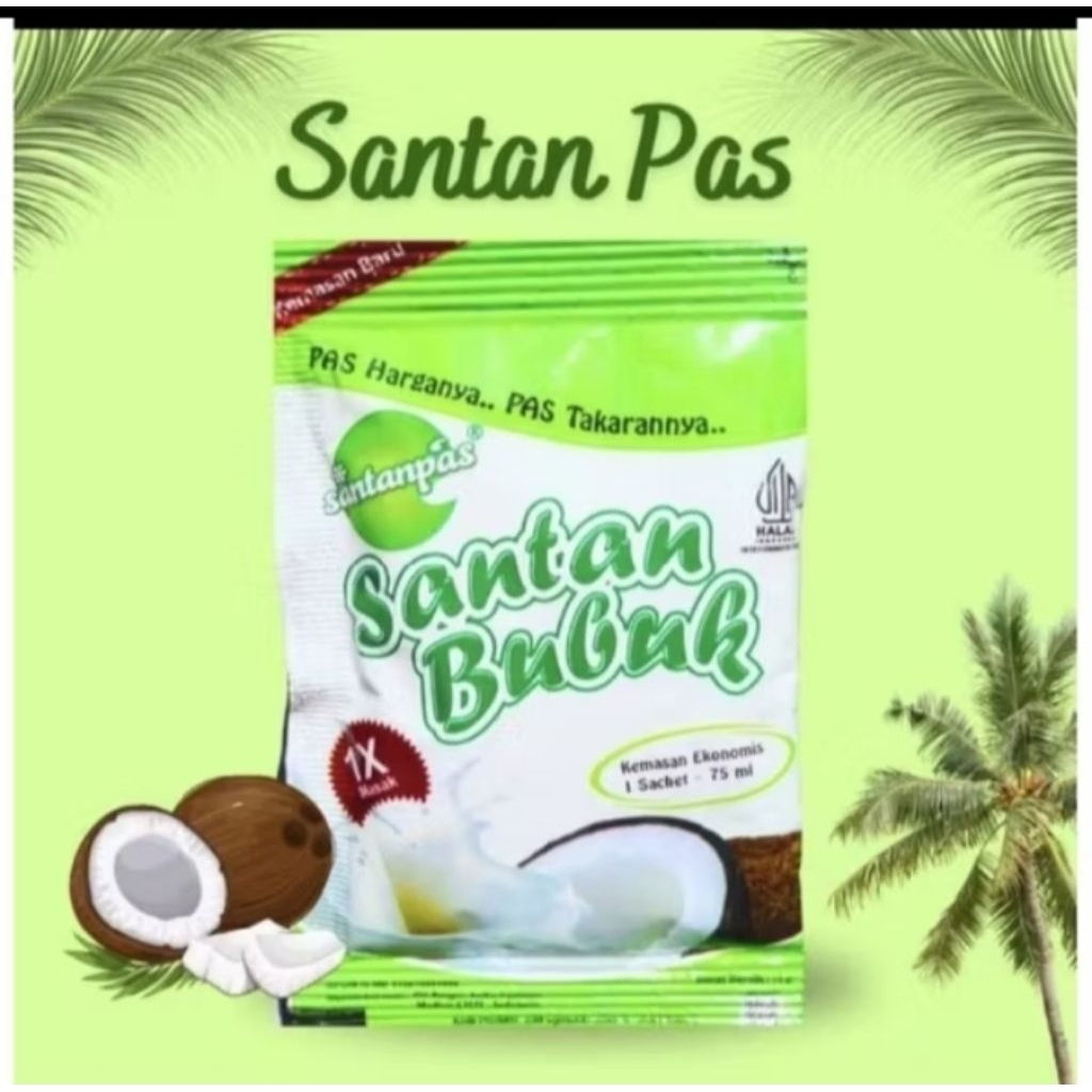 

SANTANPAS SANTAN BUBUK KEMASAN SACHET (10 PCS)